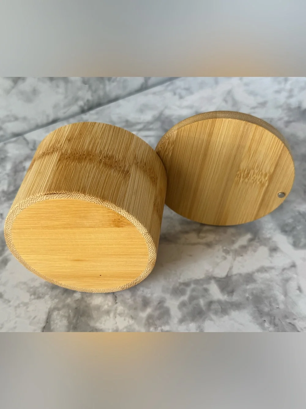 NWOT Totally Bamboo Little Dipper Salt Box with Spoon